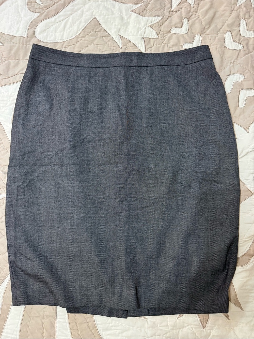 Ann Taylor Charcoal Gray Pencil Skirt